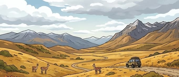 Paisaje de la Patagonia