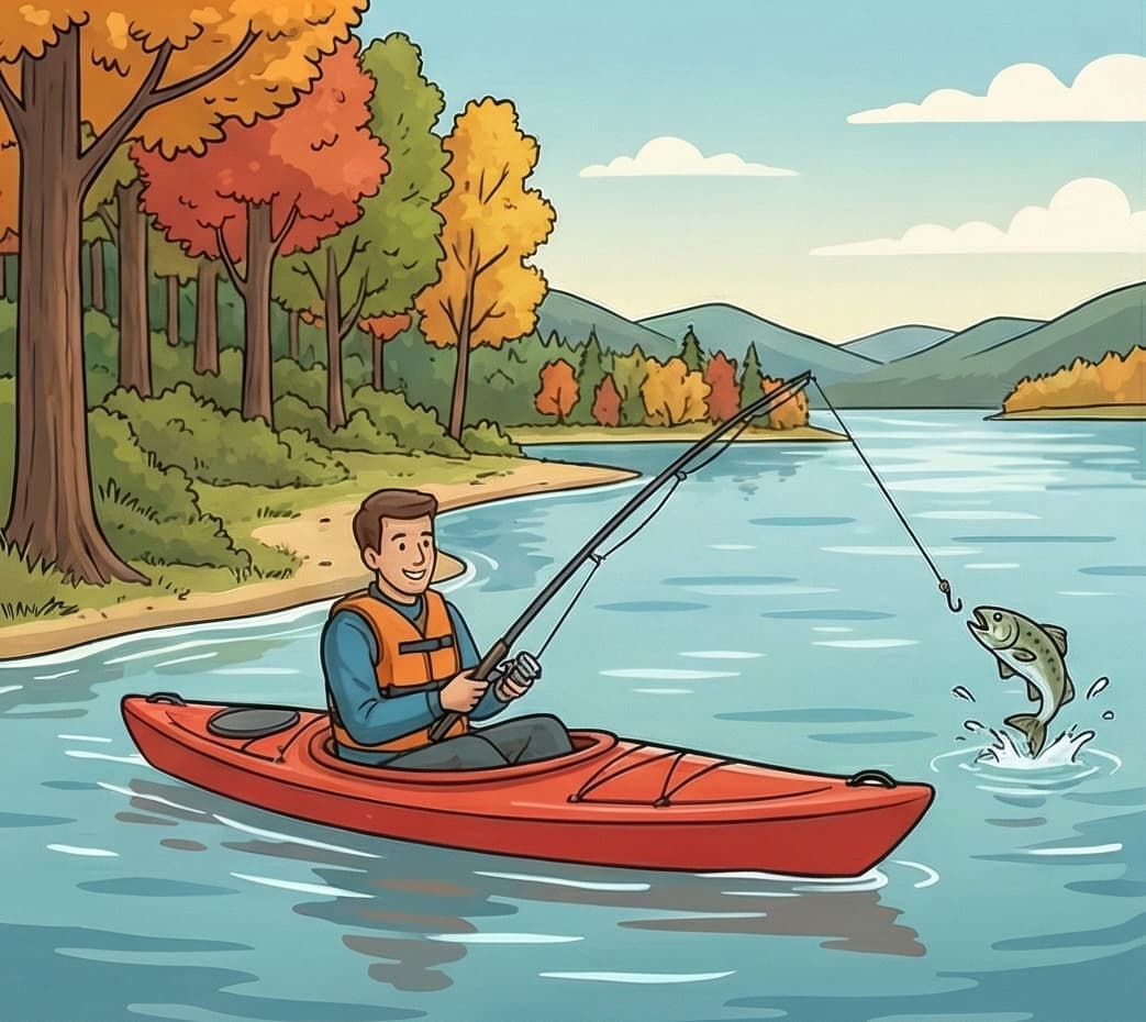 Kayak en el Lago Meliquina