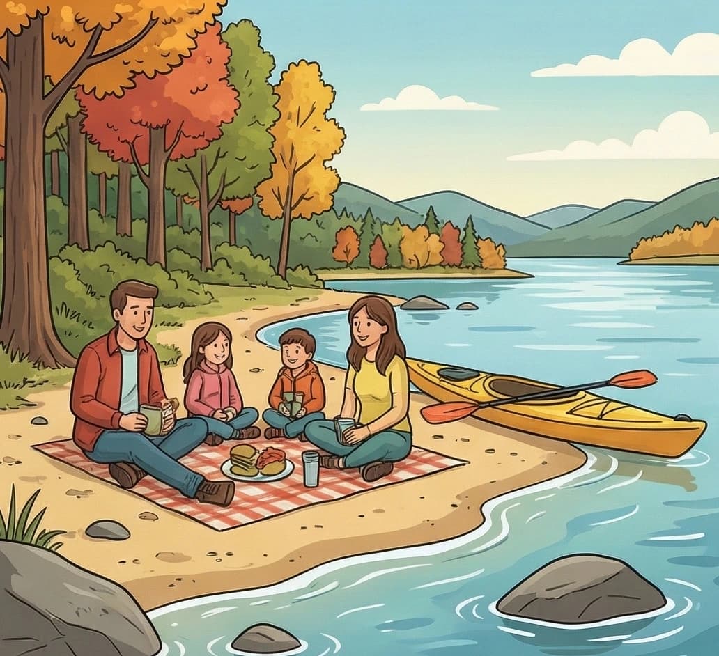 Paisaje de Villa Lago Meliquina