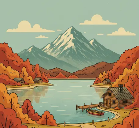 Otoño en Villa Meliquina: Colores y Tranquilidad en la Patagonia