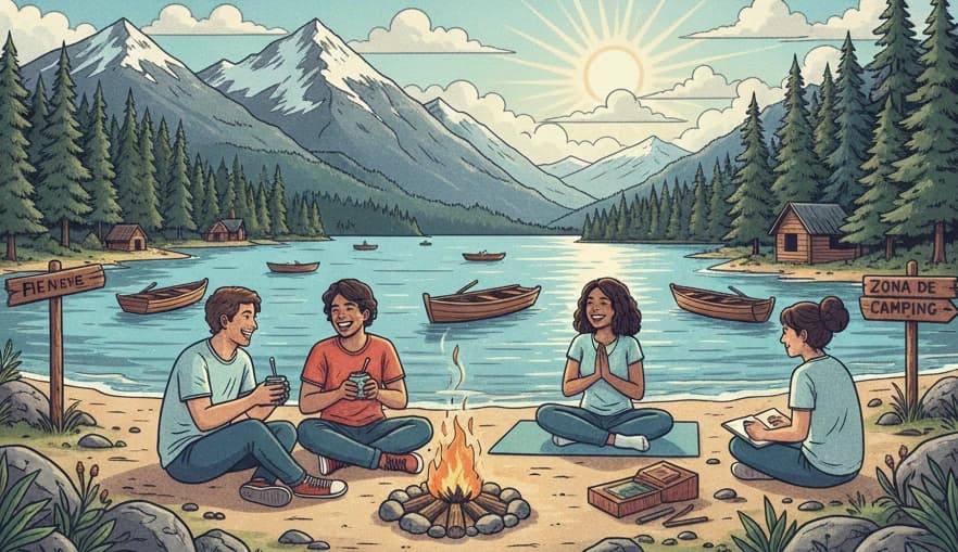 Bosque nativo cerca de Meliquina