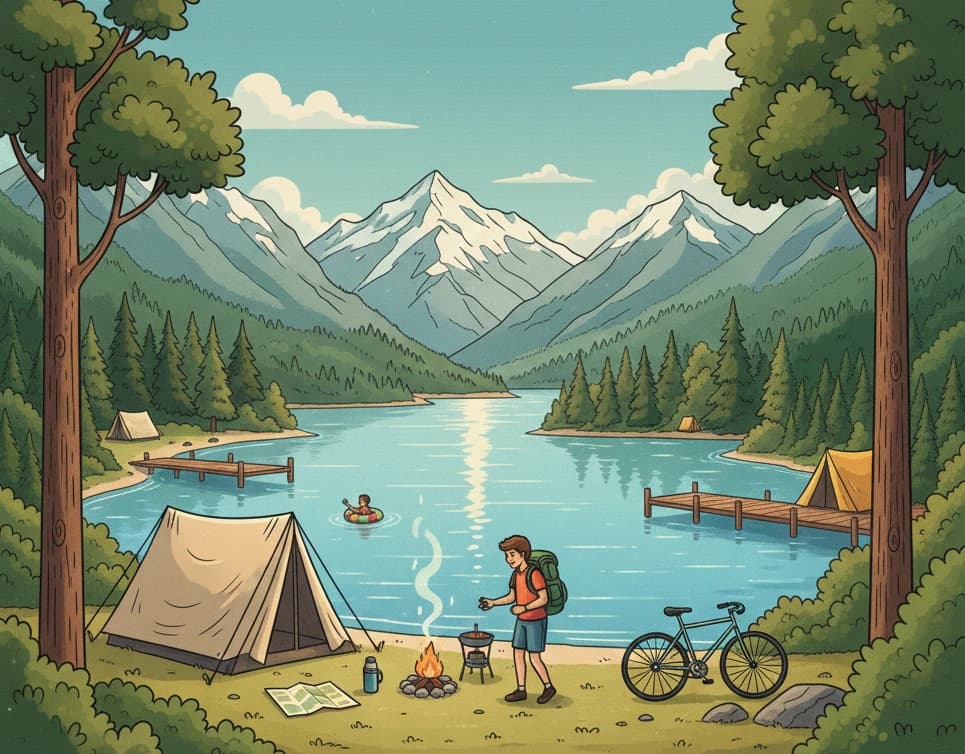 Camping en Villa Lago Meliquina