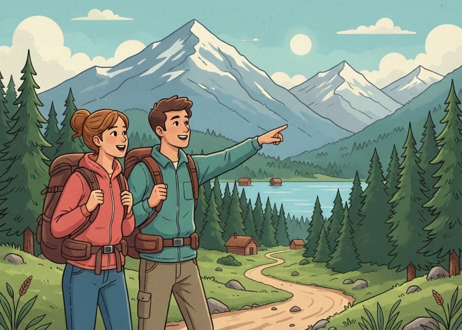 Senderismo en Villa Lago Meliquina